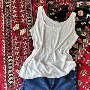 *Robert Kitchen White Tank Top